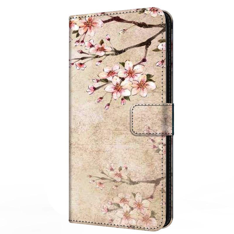 Buch Leder Süße Hülle Für Samsung Galaxy A12 A02 A03s A42 A32 4G A52s 5G Hülle Portemonnaie Blume Bemalt Kühl Ständer Klapp A 03s 12