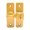 Aluminum Alloy Anti-theft Door Buckles Hardware Durable Door Latch Anti-theft 90 Degree Door Lock Buckle Cabinet