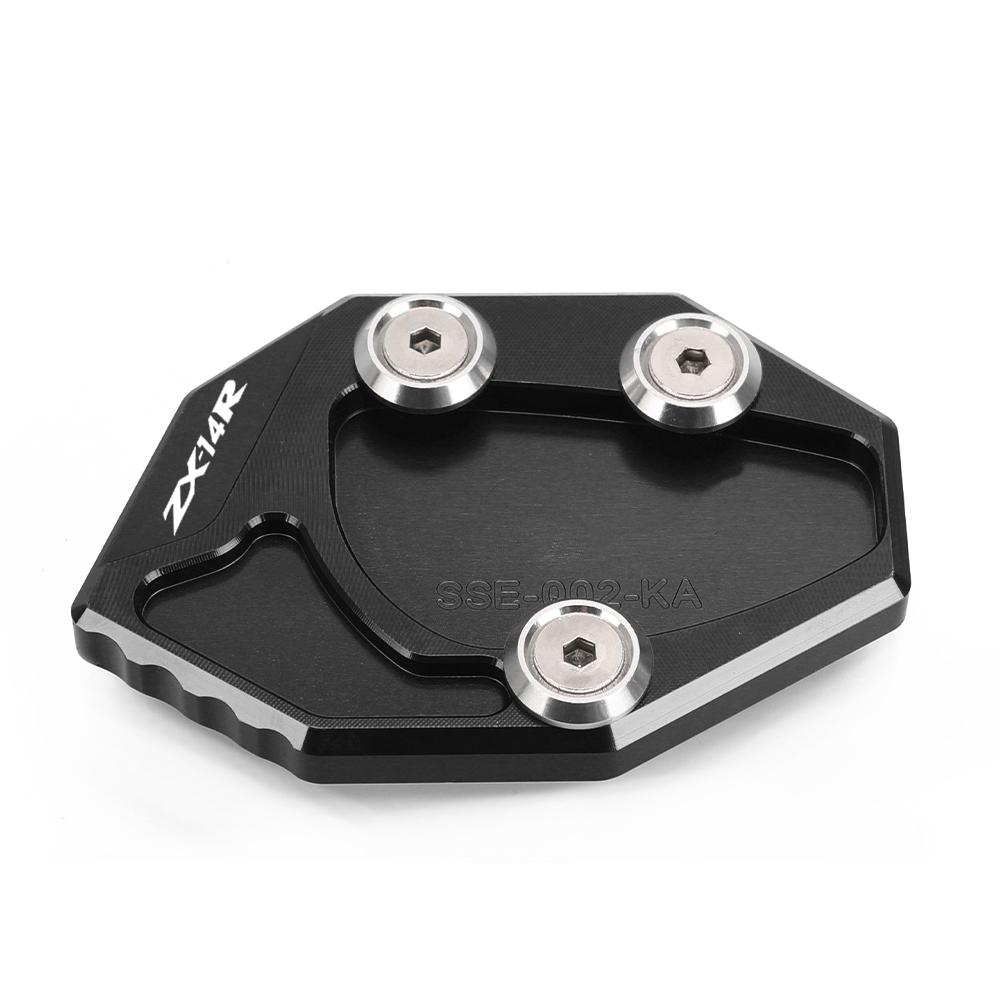 Buy Motorcycle Side Stand Enlarge Kickstand Support Plate Pad For