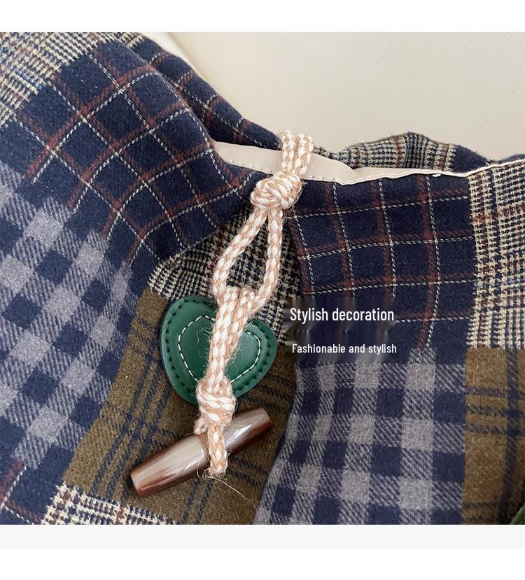 Autumn/Winter Retro Plaid Tote: Lightweight, Versatile, Large-Capacity Women's Crossbody Bag