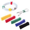 30pcs/50pcs Detachable Cable Ties Color Reusable Nylon Ties T-Type Cable Organizer