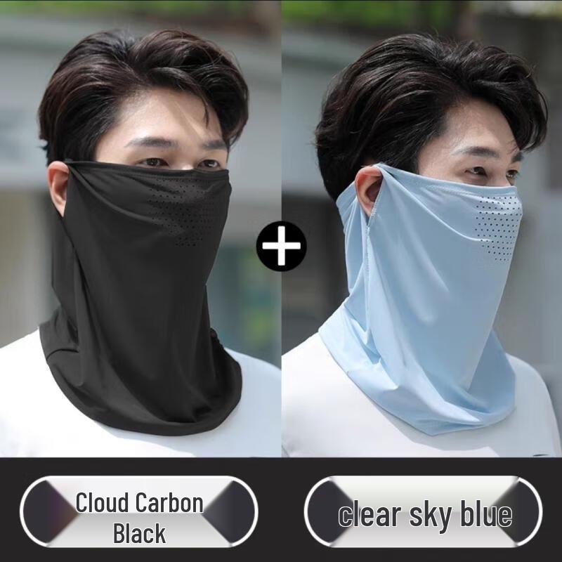UV Protection Ear-Hook Mesh Face Cover & Neck Gaiter