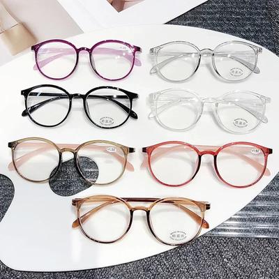Fashion Optical Spectacles Vision Care Eyeglasses Small Frame Finished Reading Glasses Ladies Vintage High Definition Hyperopia