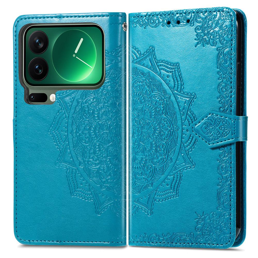 For Xiaomi 17 Pro Max Case Wallet Mandala Flower Leather Phone Cover Stand View