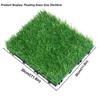 Artificial Turf DIY Grass Tiles Authentic Lawn Look Easy Installation Interlocking System Hassle-free Setup For Balcony