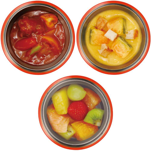 THERMOS Vacuum Insulated Food Container, 0.27L, Carrot, JBI-271 CA