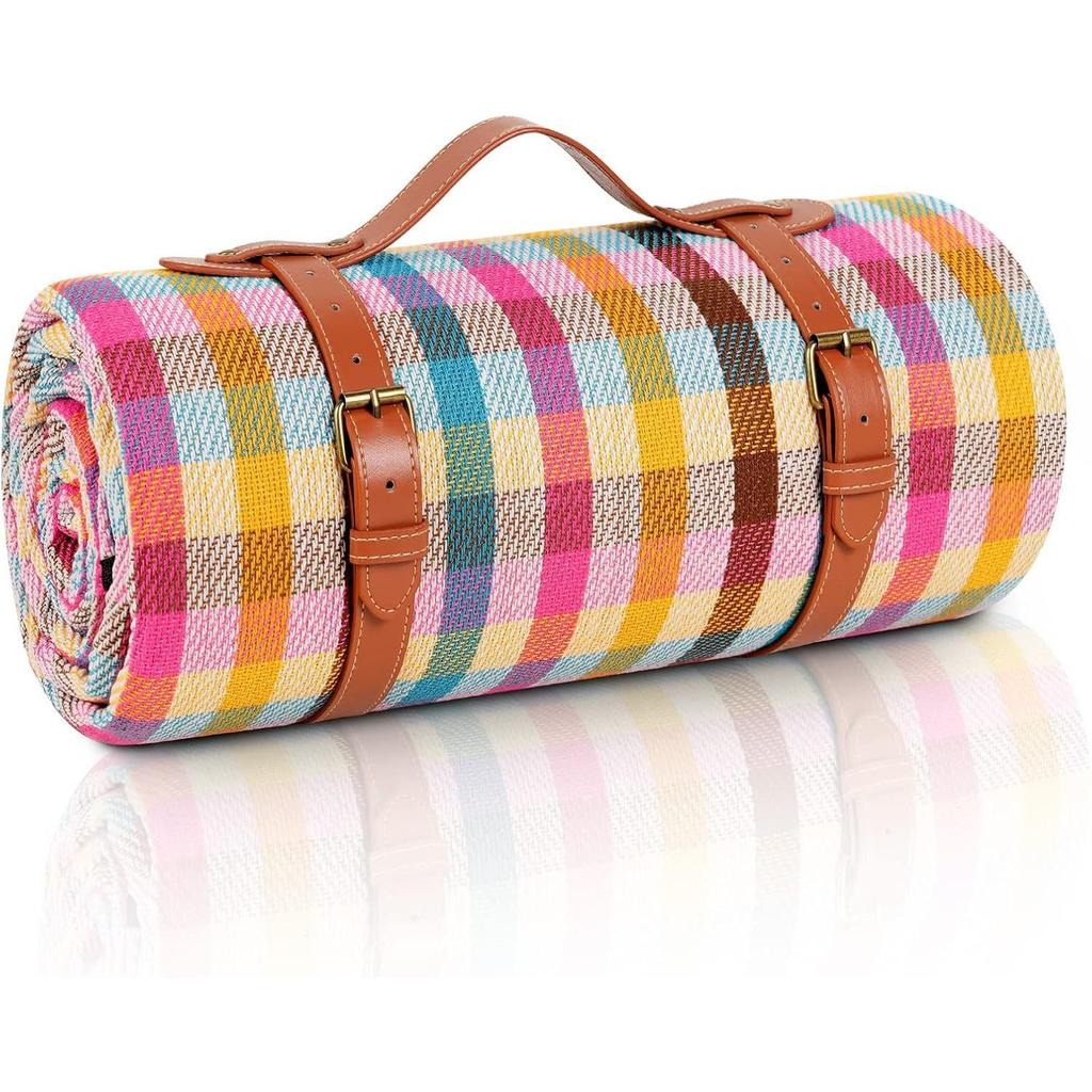 Extragroße Picknickdecken TragbarUnd WasserdichtSanddichtFaltbare Outdoor-Decke Mode Praktische Matte Tasche Picknickdecke
