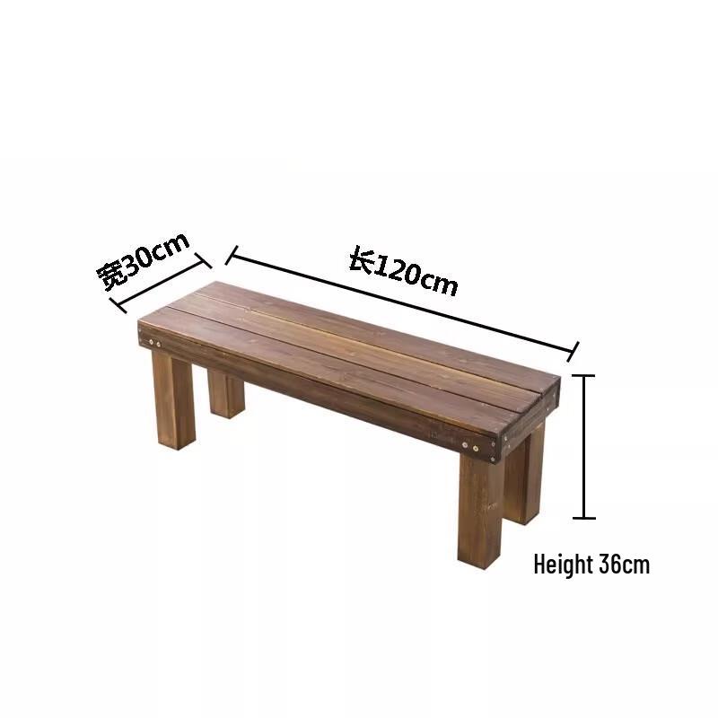 Rustic Bamboo Tiered Balcony Plant Stand