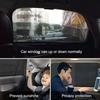 2Pcs Car Sun Visor Rear Side Window Sun Shade Mesh Fabric Sun Visor Shade Cover Shield UV Protector Black Car Sunshade Curtain