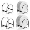 Quick Drying Plate Storage Rack Waterproof Dinner Plate Stand Dish Drying Partition Holder  Cabinet