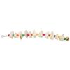 Bird Chewing Toys Colorful Natural Calcium Supplement Teeth Grinding Parrot Cuttlebone Chew Toy with Bell XL