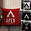 Game A-Apex Legends Cushion Cover Summer Breathable Linen Organic Fabric Double-Sided Printing Sofa Pillow Case Home Decor