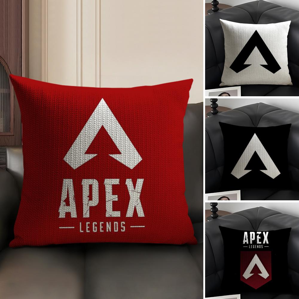 Game A-Apex Legends Cushion Cover Summer Breathable Linen Organic Fabric Double-Sided Printing Sofa Pillow Case Home Decor