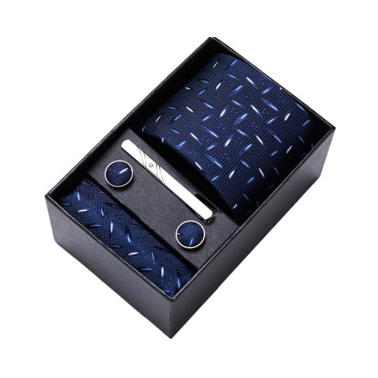 

5 шт./компл. шелковый галстук костюм комплект яркий цветной зажим для воротника карманный платок запонки комплект деловой свадебный наряд формальные аксессуары A