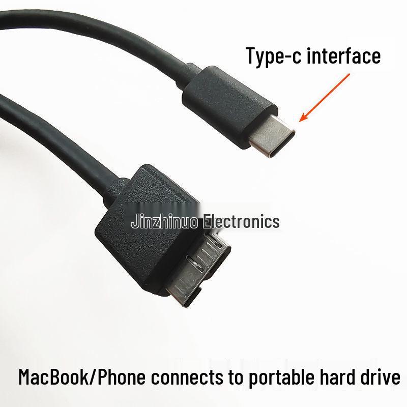 Y-Type Dual Power Boost Cable: Type-C to Micro USB for Mobile Hard Disk and Phone Data Transfer