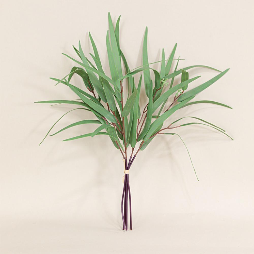 

3D Printing Silk Willow Leaves Green Leaves Fake Plants Christmas Decorations Style 8