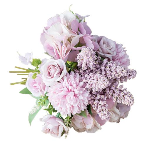 1 Bunch Artificial Bouquet Alice Flower Bridal Home Wedding Party Party