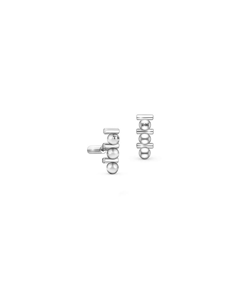 Trencadism Link Earrings Silver 925 Earrings Trm Lke04Bls