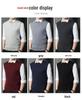 Men's V-Neck Wool Knit Vest - Autumn/Winter Solid Color, Middle-Aged & Elderly Style