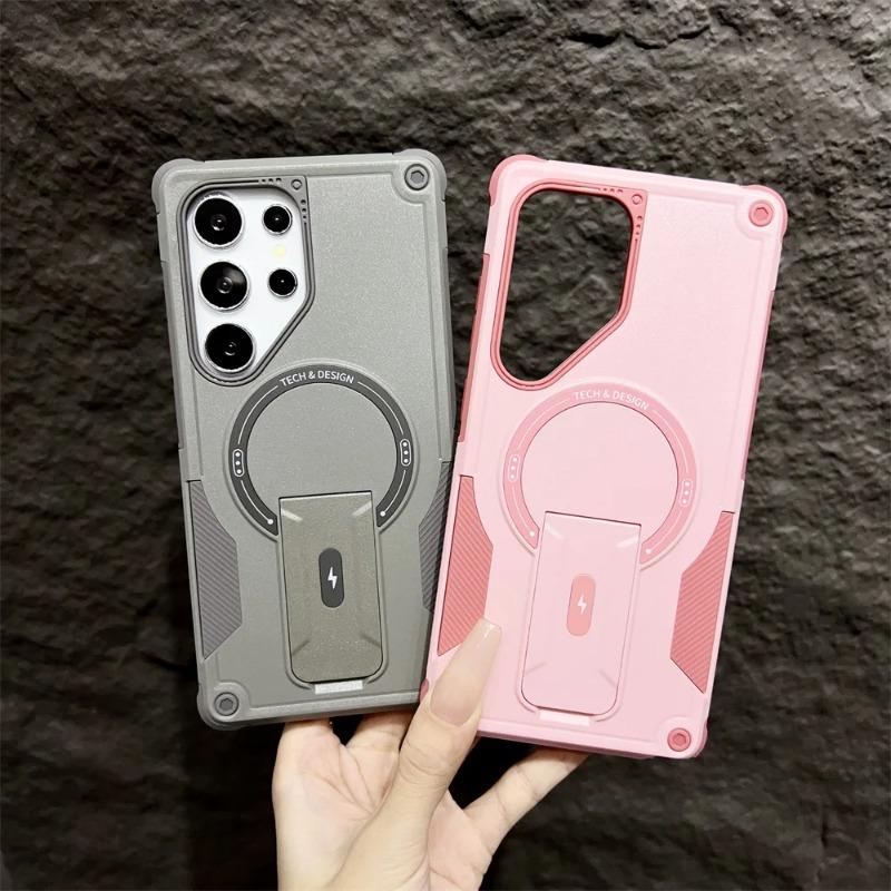 Magnetic For Holder Phone Case For Samsung Galaxy S2 S24 Ultra Plus A6 A36 A A16 A1 A4 A3 A2 Stand Cover Bumper