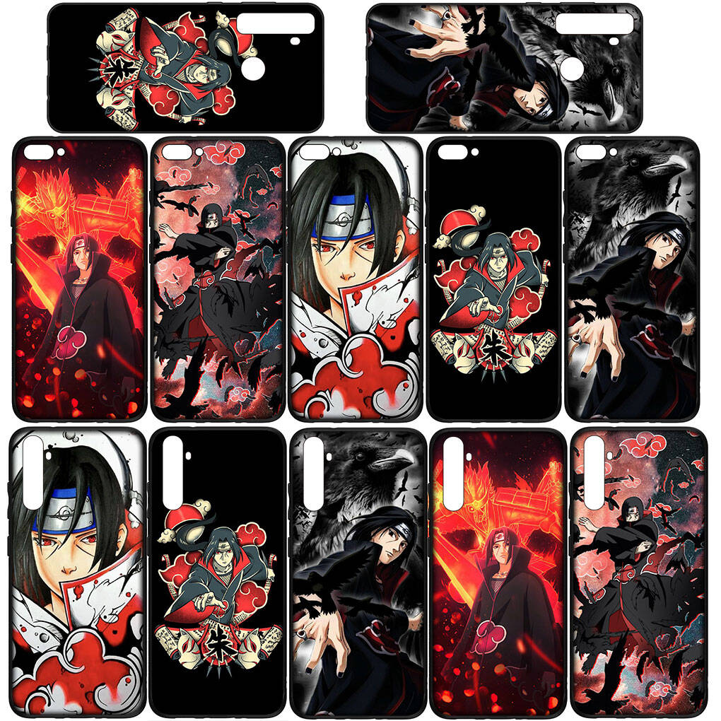 Cover for iPhone 17 16 15 Xiaomi Poco X7 Redmi Note 14 13 12 11 Pro Max 16e Samsung Galaxy S25 S24 S23 OPPO Cartoon Naruto Uchiha Itachi Phone Case