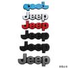2026 New Car Front Grille Emblem ABS Logo Badge Sticker Styling for Jeep Wrangler JK JL Grand Cherokee Compass Renegade Patriot