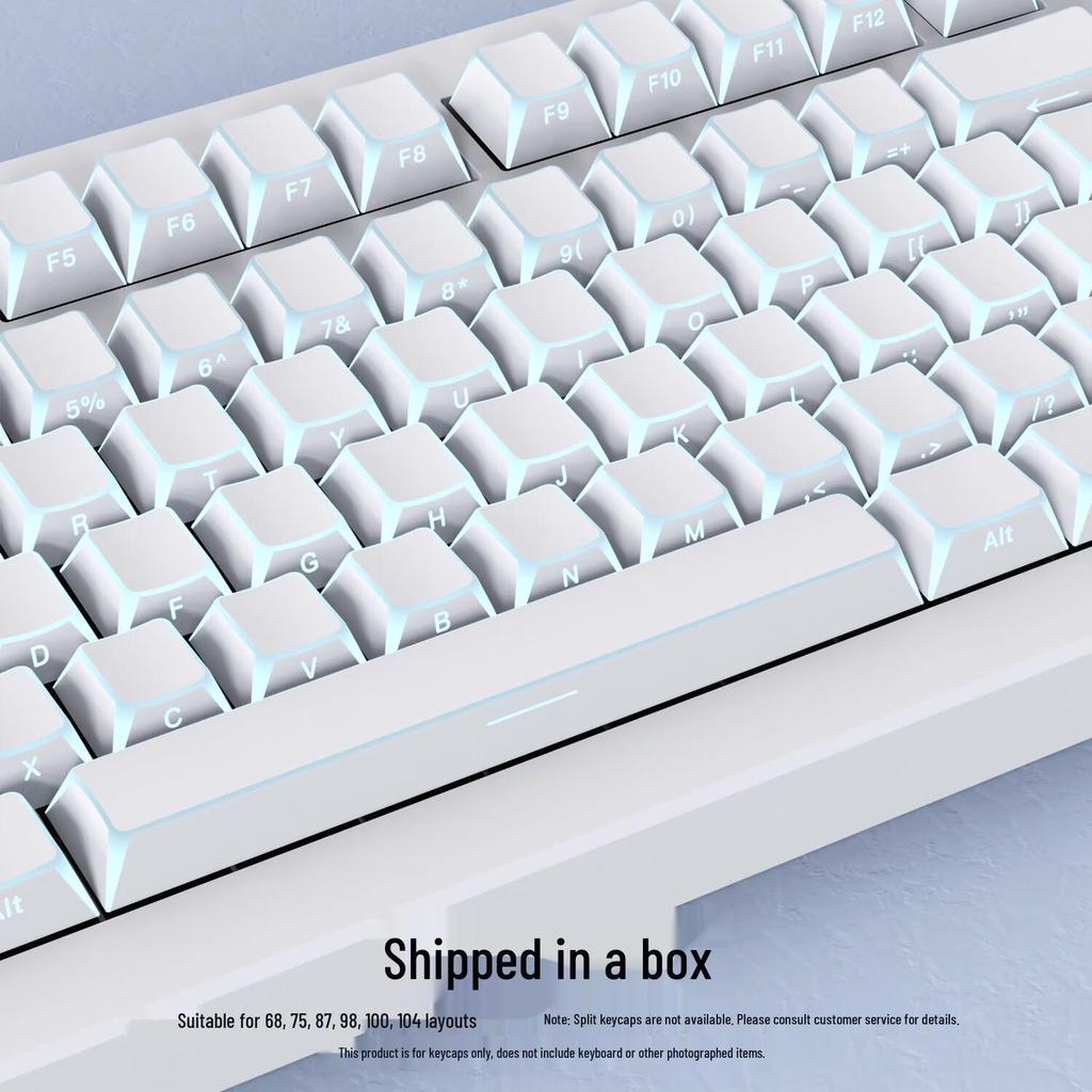 Zhe Ying 3.0 Angled Translucent PBT Keycaps with Custom Magnetic Switches