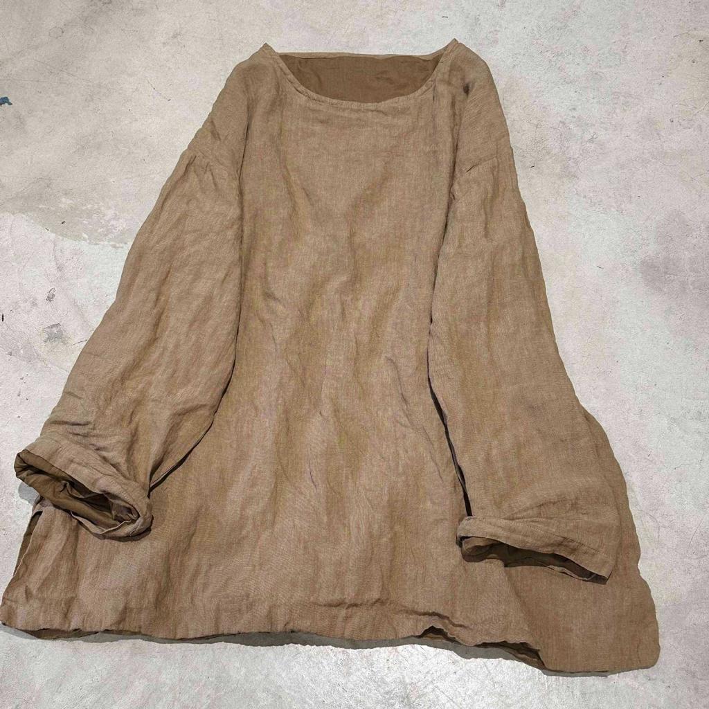 Johnature Women Vintage T-Shirts Spring Solid Color O-Neck Long Sleeve Chinese Style Female T-Shirts