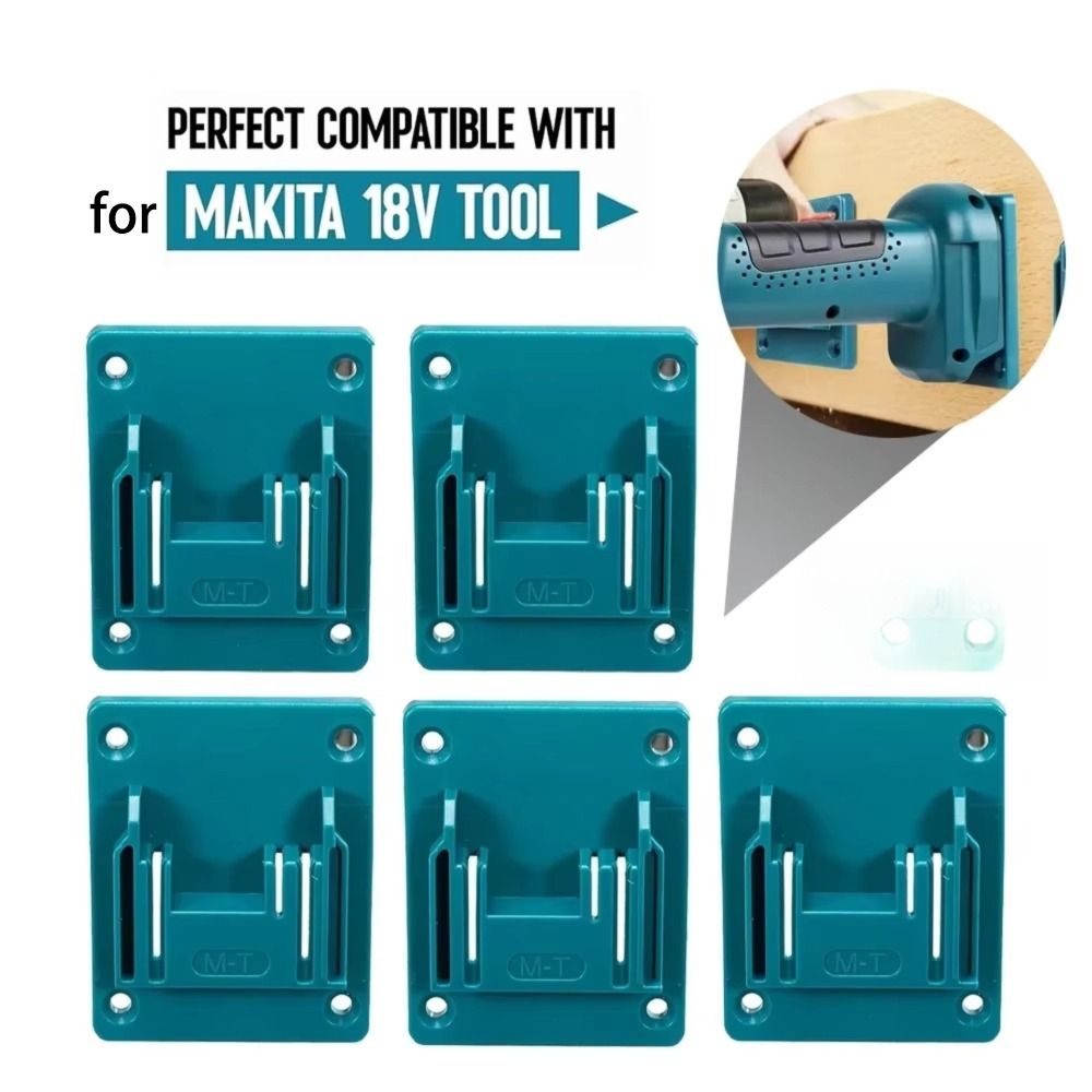 Wall Mount Electric Tool Holder Fixing Hanger Multifunctional Battery Holder Bottom Battery Holder Storage Battery Bracket