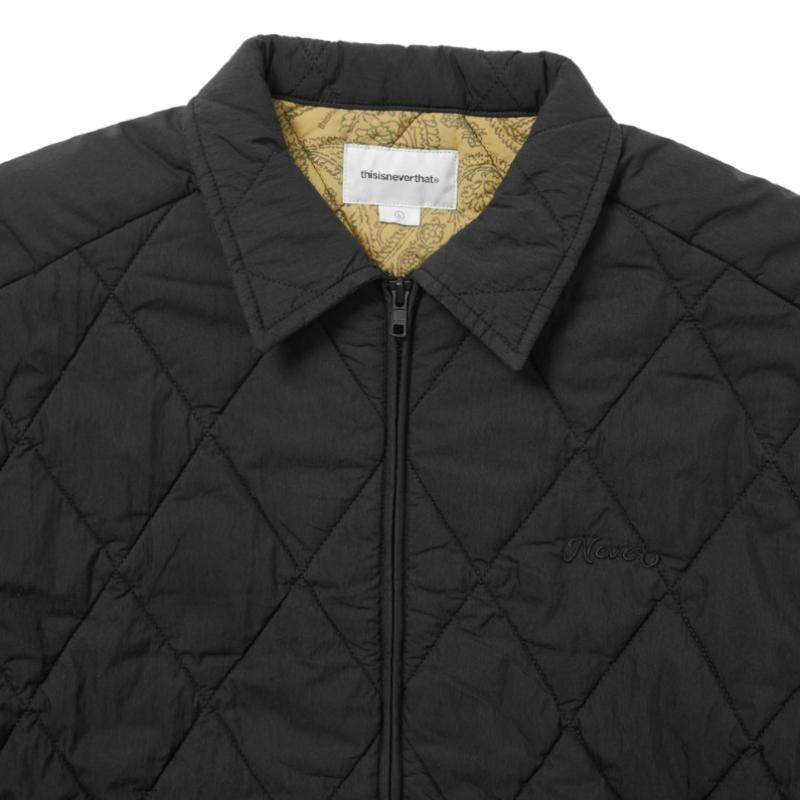 ThIs Is Never That Quilted Jacket Black