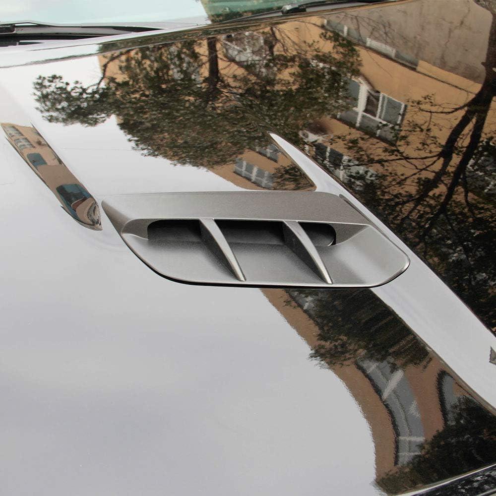 Matte Black Hood Scoop Air Vent Cover Exterior For Dodge Challenger 2015-2022