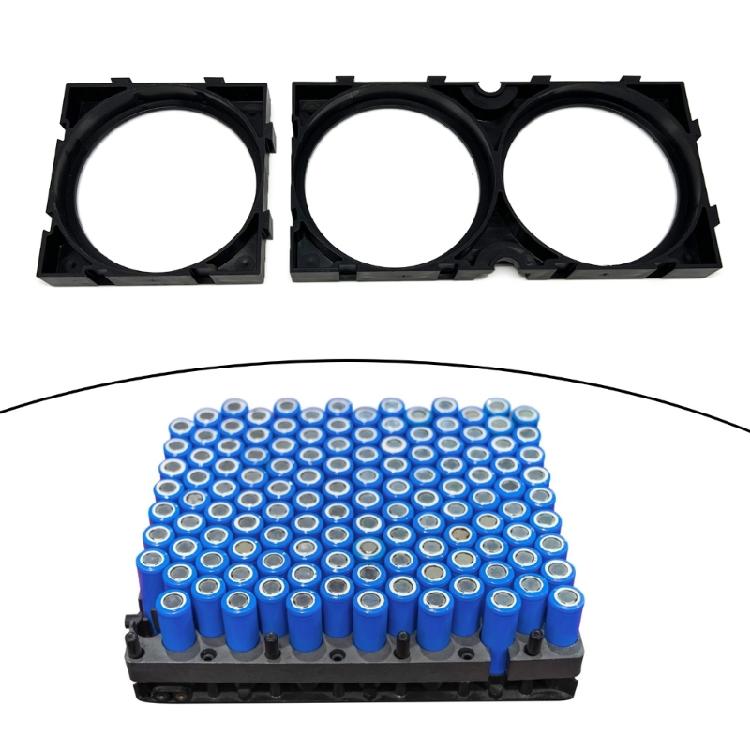 10pcs Easy to Install 66160 Lithium Battery Holder Frame, Stackable for Space Efficiency, Strong AntiShock Properties