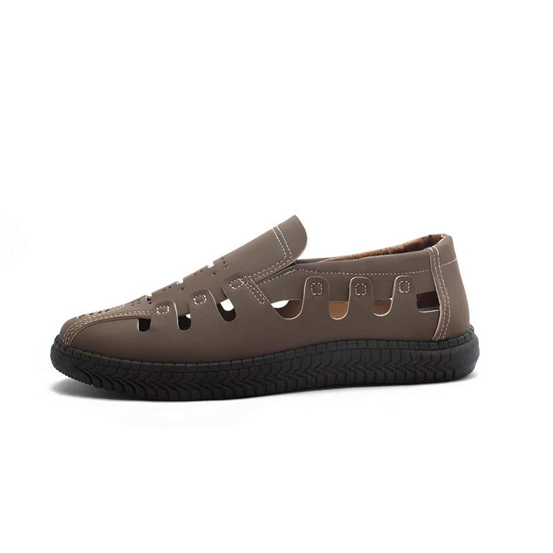 2025 summer new men's casual sports shoes mesh breathable hollow trend sandals fashion trendy shoes men's trendy brand