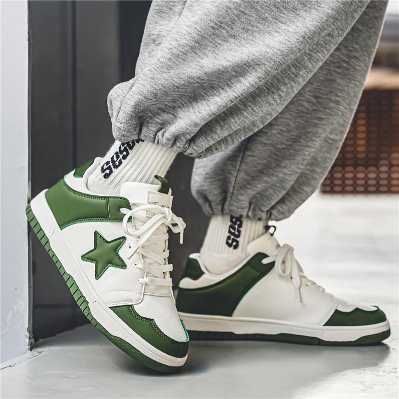 The New Classic Fashion Shoes for Male Students All-match Non-slip Board Shoes High Quality Wear-resistant Casual Sports Shoes