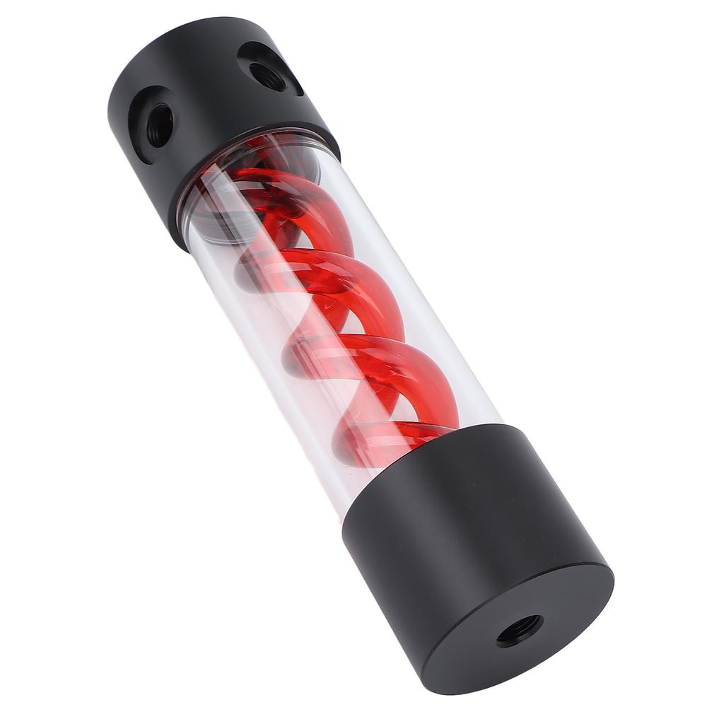 Reservoir Water Cooling 200mm Acrylic 4 Hole G14 Thread Cylindrical Water Cooling Tank for Computer