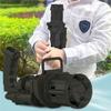Gatling bubble gun, soap bubble maker, safe summer cooling fan, for kids, outdoor
