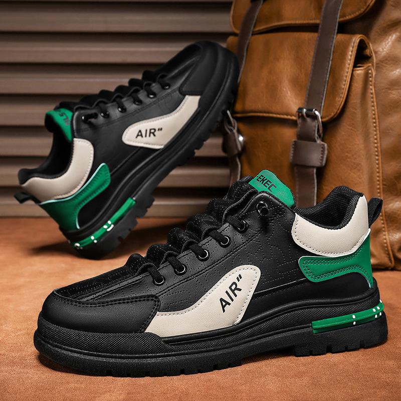 

Fashion Men s Spring Trendy Brand New Fashion Board Shoes Thick Soled Wear Resistant Increased Breathability Casual Sneakers Shoes 39
