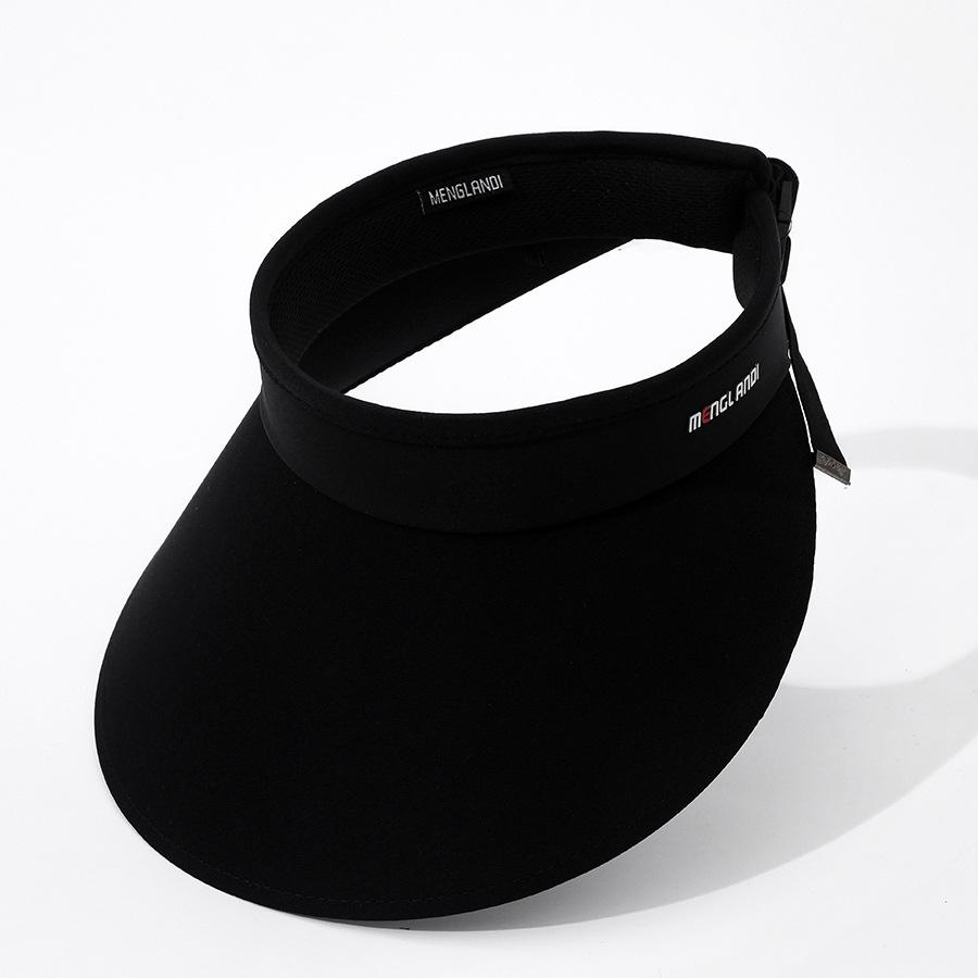 

Versatile Style Hat Minimalist Solid Color Womens Breathable Sunshade Hatscaps чорний