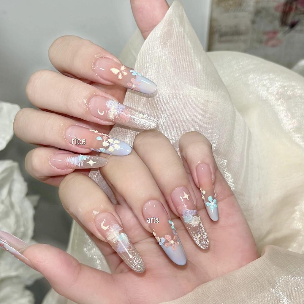 Monet Nail Art Stickers - New Year Oil Painting, Cat Eye, Gentle Whitening, Wearable Nails.