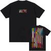 Black  White Armin Van Buuren Singer Print T Shirts Techno Trance TShirt Cotton Short Sleeve Loose Tees Streetwear Unisex