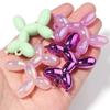 5Pcs/Lot 46x50mm Mix Color Acrylic Pendant Fluffy Balloon Dog Shape Charms Pendant For Bracelet DIY Necklace Jewelry Making