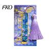 Elegant Reading Bookmark Metal Bookmarks with Tassel, Hollow Out Oil Painting Theme Book Decorative Page Mark, Accessory for Lovers, Women, Teachers,