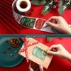 200Pcs/Roll Creative Christmas Gift Tags Stickers Greeting Cards Decorations  Christmas Decoration
