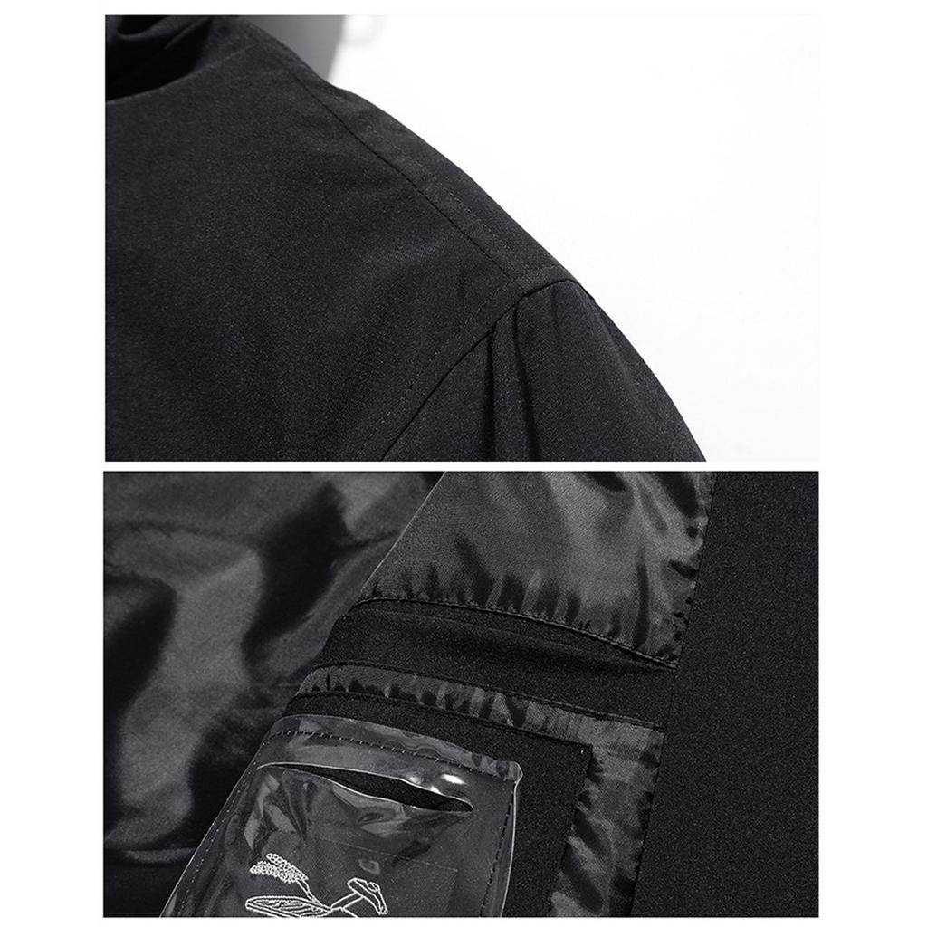 Winterverdickte Daunenjacke für Herren, einfarbig, schmal, lässig, Übergröße, Arbeitskleidung, warme Jugendjacke