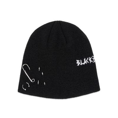 BLACKBLOND BBD Embroth Logo Piercing Beanie (Black)