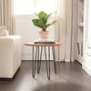 482.6MM Hairpin Furniture Legs, Metal Home DIY Projects for Nightstand, Coffee Table, Desk, 226.8KG Load Capacity with Rubber Floor Protectors, Metal