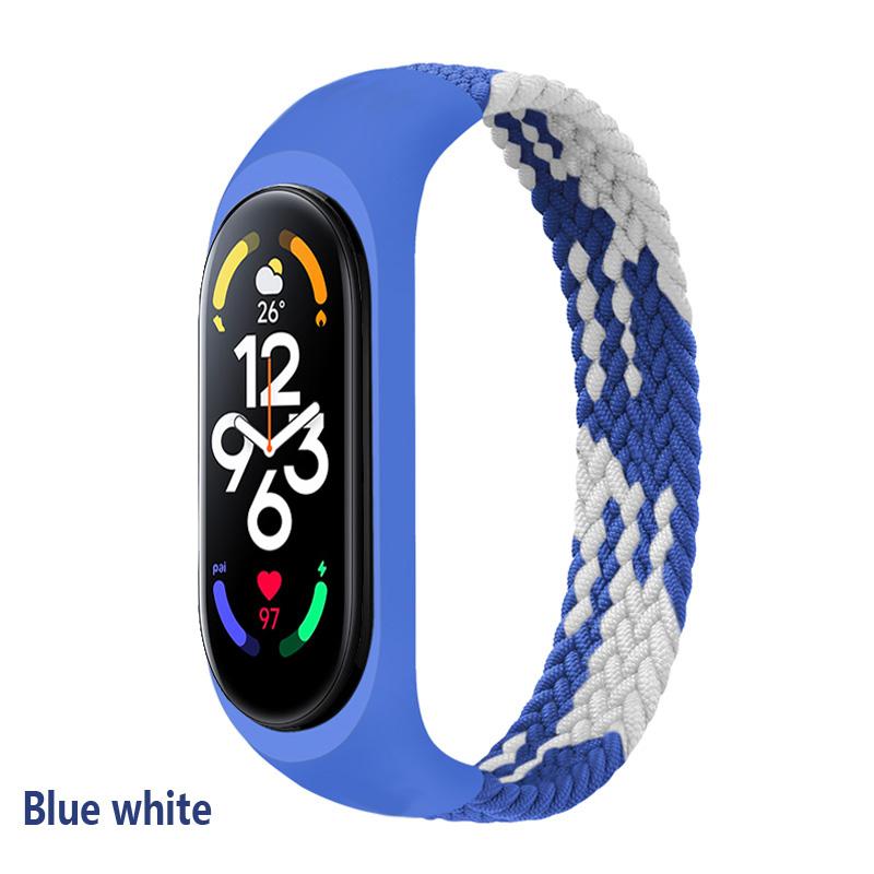 Bracelet for Xiaomi Mi band 6 7 Strap Nylon Braided solo loop pulseira bracelet Miband5 Wristband belt Mi band 5 4 3 6 correa