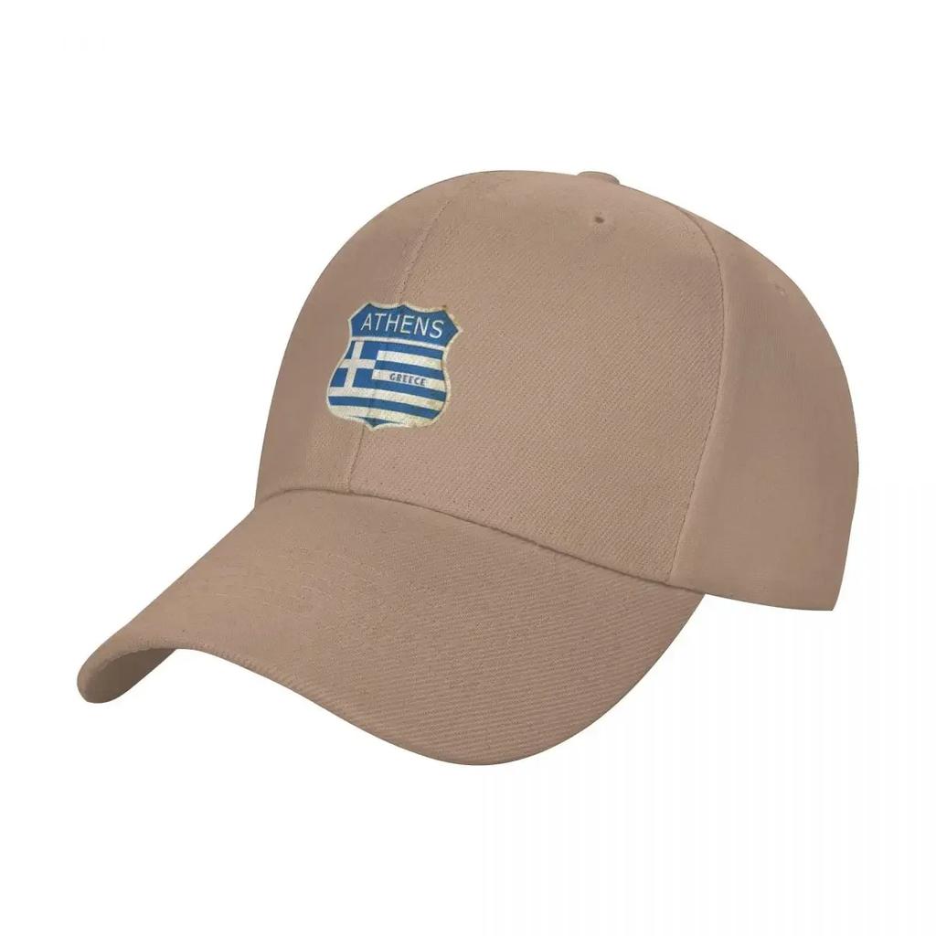 New Athens Greece coat of arms flag design Baseball Cap Rave Streetwear party Hat Women s Unisexs