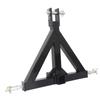 Steel 3point Hitch Receiver Towbar Adapter for Subcompact Tractor with Pins for Industrial Applications