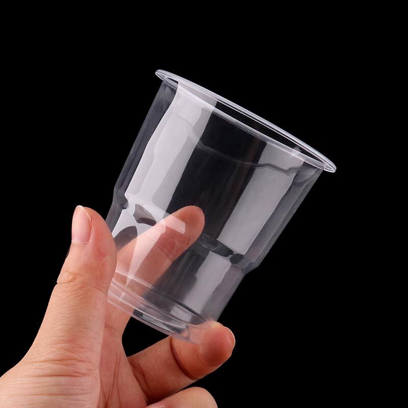 OIMG Thickened Transparent Disposable Plastic Cups